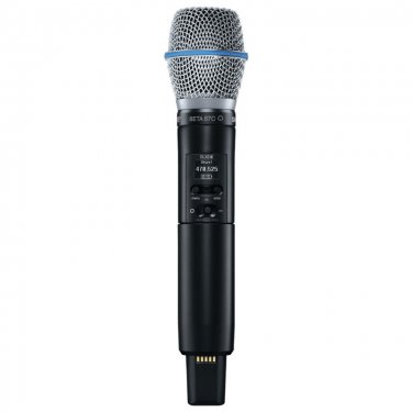 拉萨Shure SLXD2/BETA87C 舒尔手持无线话筒发射机 数字无线话筒麦克风