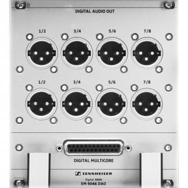 拉萨森海塞尔 EM 9046 DAO 数字输出模块 Sennheiser 无线话筒系统 多通道音频接收机