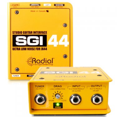 拉萨Radial,SGI 44,现场吉他远程传输DI直插盒,吉他信号扩展器,录音室吉他接口,吉他D