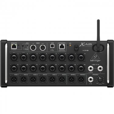 拉萨百灵达 Behringer XR18 18路机架式数字调音台 iPad调音台 数字机架式调音台 iPad数字调音台 平板调音台 内置WIFI 录音混音扩声混音台 可自动混音 多轨录音