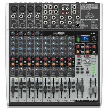 拉萨百灵达 Behringer X1622USB 模拟调音台 USB声卡调音台 直播K歌调音台