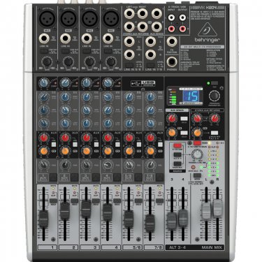 拉萨百灵达 Behringer X1204USB 模拟调音台 USB声卡调音台 直播K歌调音台