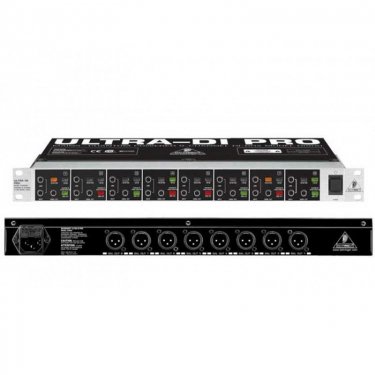 拉萨百灵达 Behringer DI800 V2 八路DI盒 线路型号DI盒 非平衡信号转平衡信号 多功能ID盒